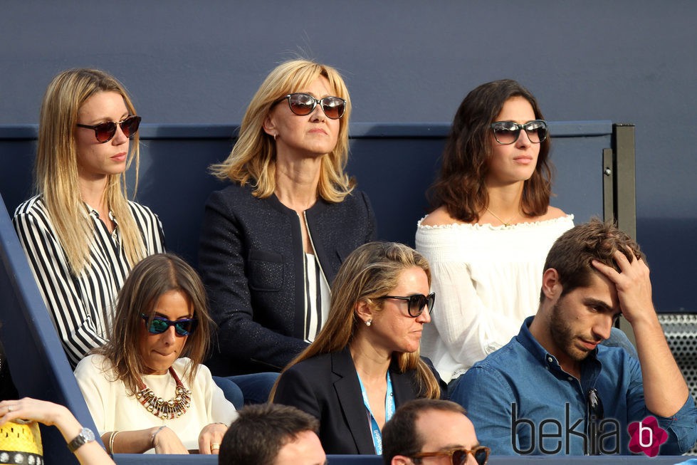 Xisca Perelló, Ana María Parera y Maribel Nadal en la final del Conde de Godó 2016. 