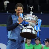 Rafa Nadal celebra su victoria en el Torneo Conde de Godó 2016