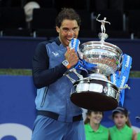 Rafa Nadal celebra su victoria en el Torneo Conde de Godó 2016