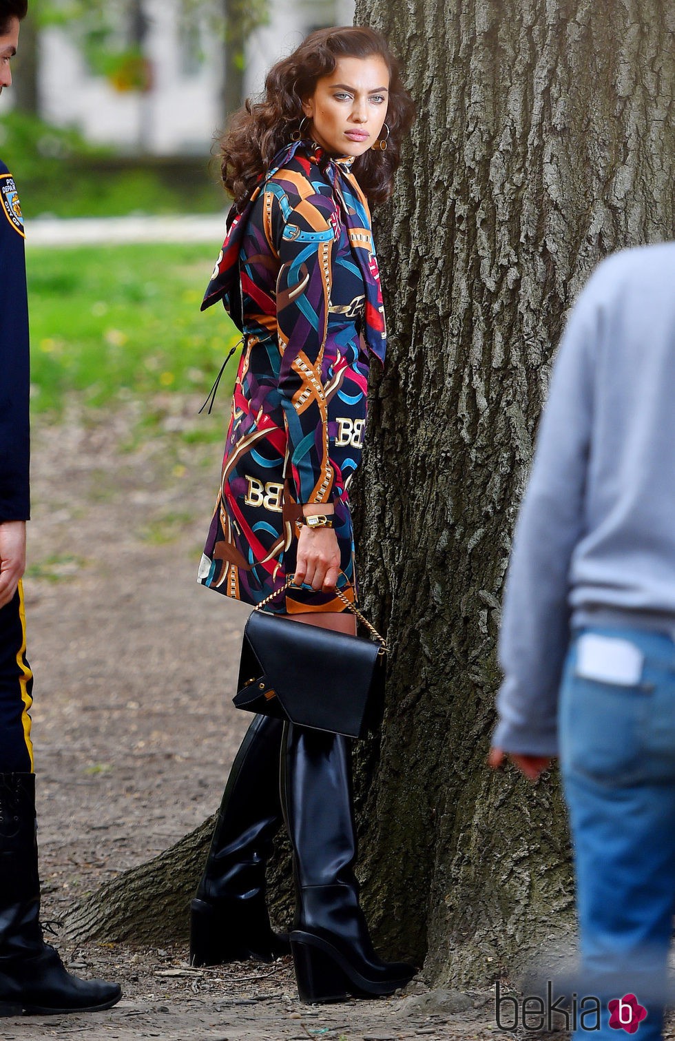 Irina Shayk durante una sesión de fotos para Vogue en Nueva York