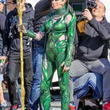 Elizabeth Banks interpreta a 'Rita Repulsa' en el rodaje de la película 'Power Rangers'