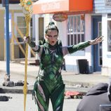 Elizabeth Banks en el rodaje de la película 'Power Rangers'