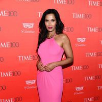 Padma Lakshmi  en la fiesta organizada por la revista Time en Nueva York