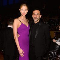 Karlie Kloss y Ricardo Tisci en la fiesta organizada por la revista Time en Nueva York