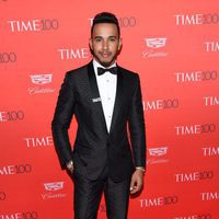 Lewis Hamilton en la fiesta organizada por la revista Time en Nueva York