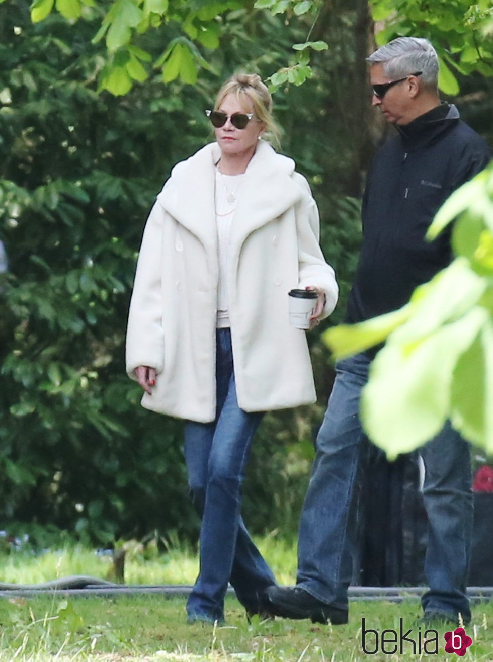 Melanie Griffith en el set de rodaje de 'Cincuenta sombras más oscuras'