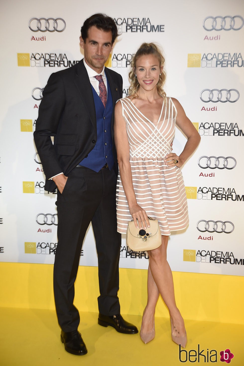 Álex Adrover y Patricia Montero en la entrega de los Premios de la Academia del Perfume 2016