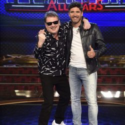 Toño Sanchís y Alfonso Aguado en la presentación de 'Levántate All Stars'