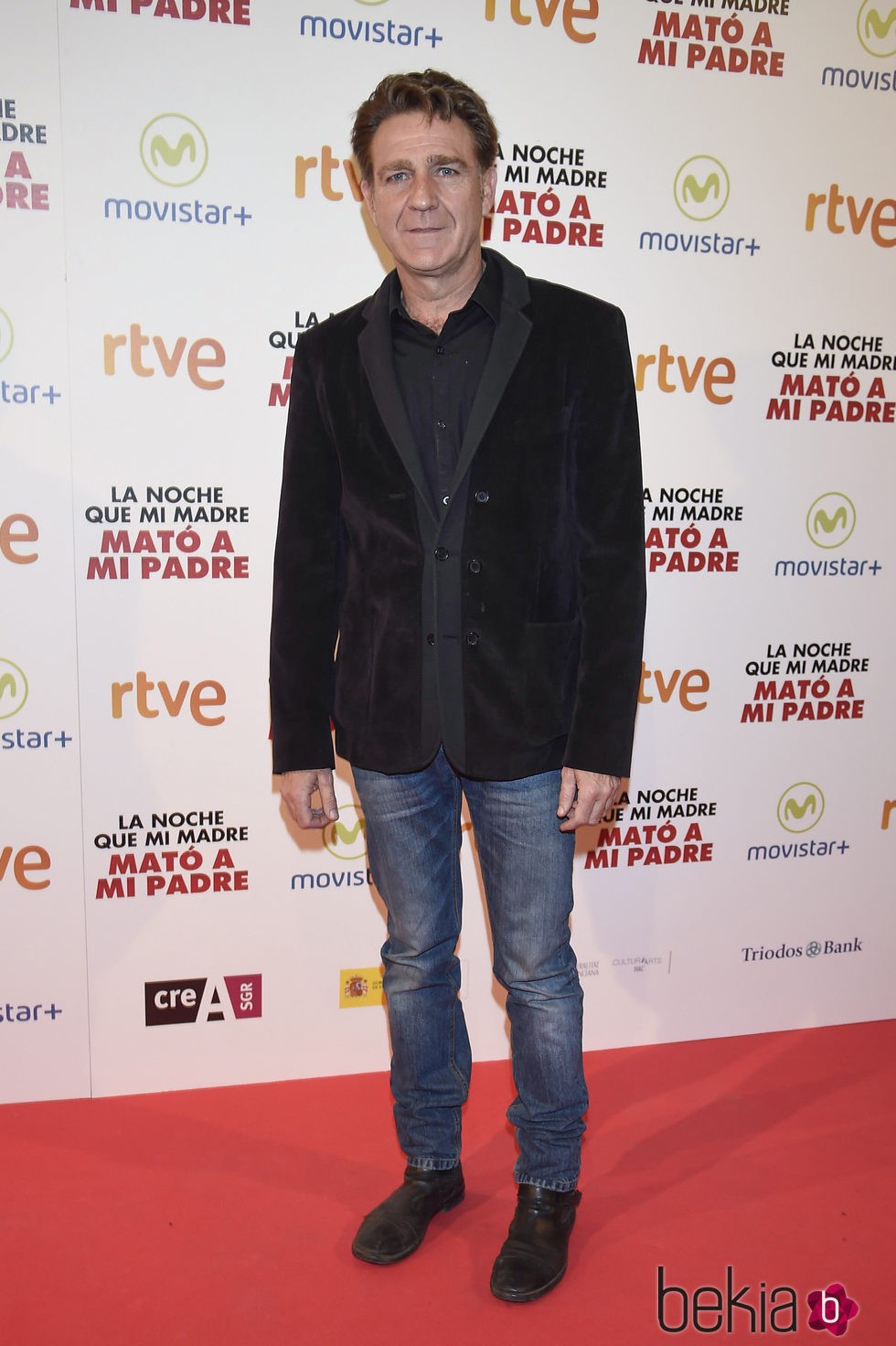 Juanjo Artero en la premiere de la película 'La noche que mi madre mató a mi padre' en Madrid