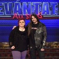 Maika Barbero y Rafa Blas en la presentación de 'Levántate All Stars'