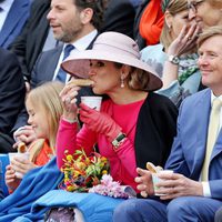 La Familia Real de Holanda desayunando en el Día del Rey 2016