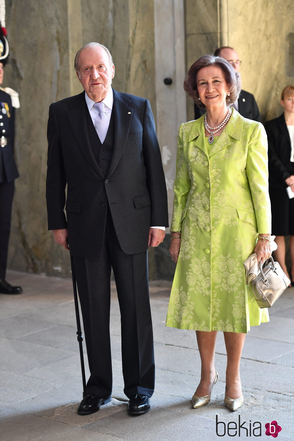 Don Juan Carlos Y doña Sofía en el Te Deum del 70 cumpleaños de Gustavo de Suecia