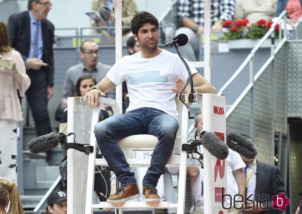 Cayetano Rivera en la jornada benéfica previa al Mutua Madrid Open de Tenis