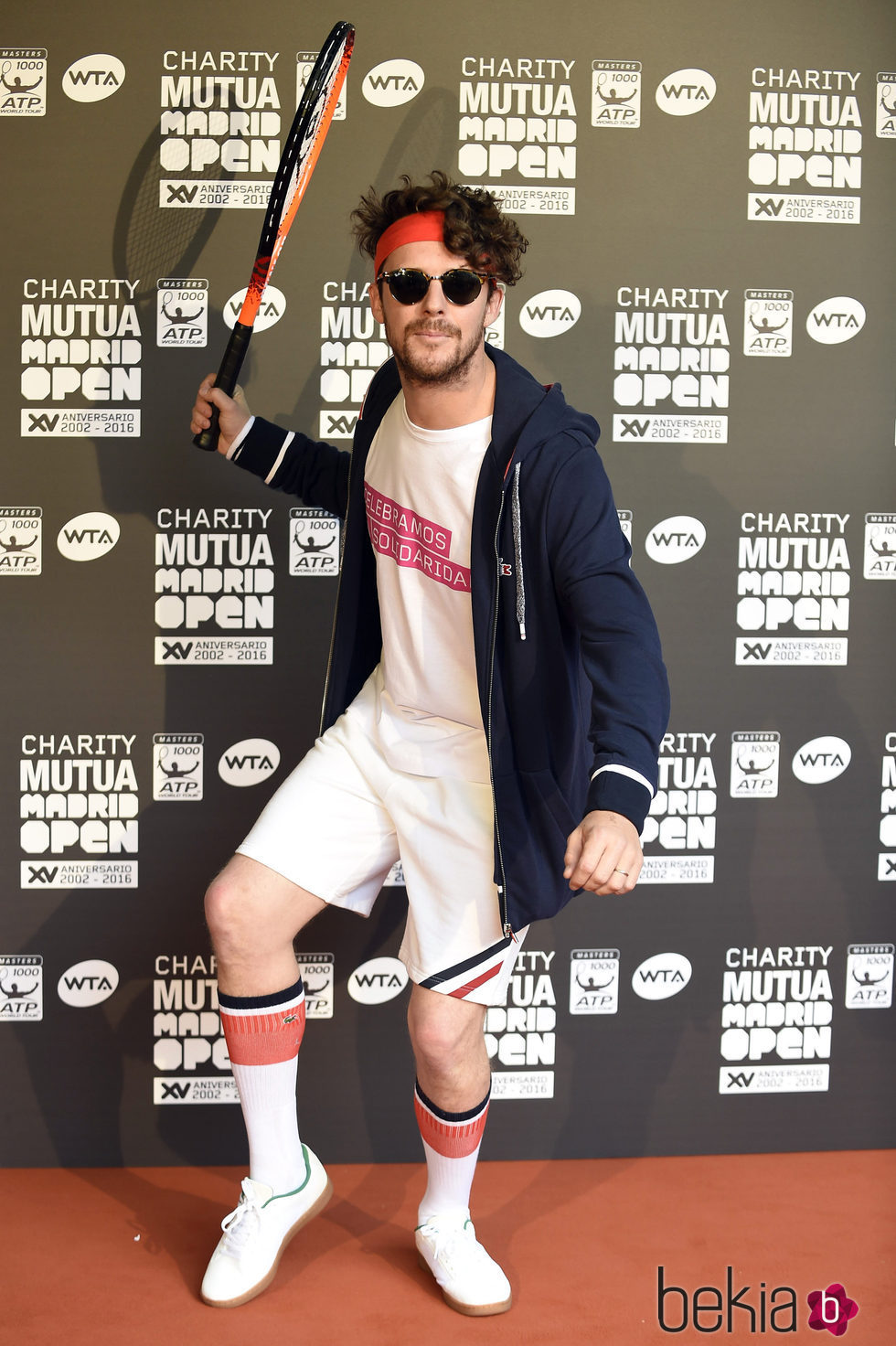 Aldo Comas en la jornada benéfica previa al Mutua Madrid Open de Tenis