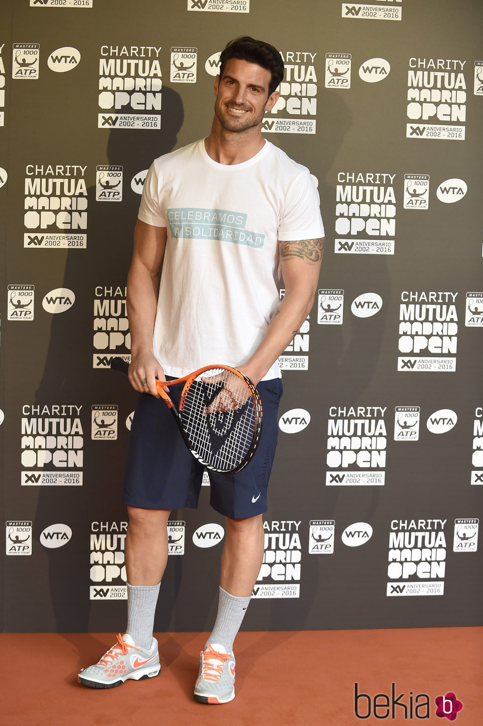 Aitor Ocio en la jornada benéfica previa al Mutua Madrid Open de Tenis