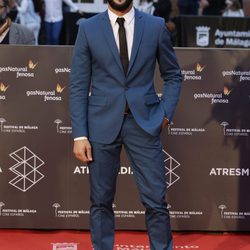 Antonio Velázquez en la alfombra roja del Festival de Málaga de 2016