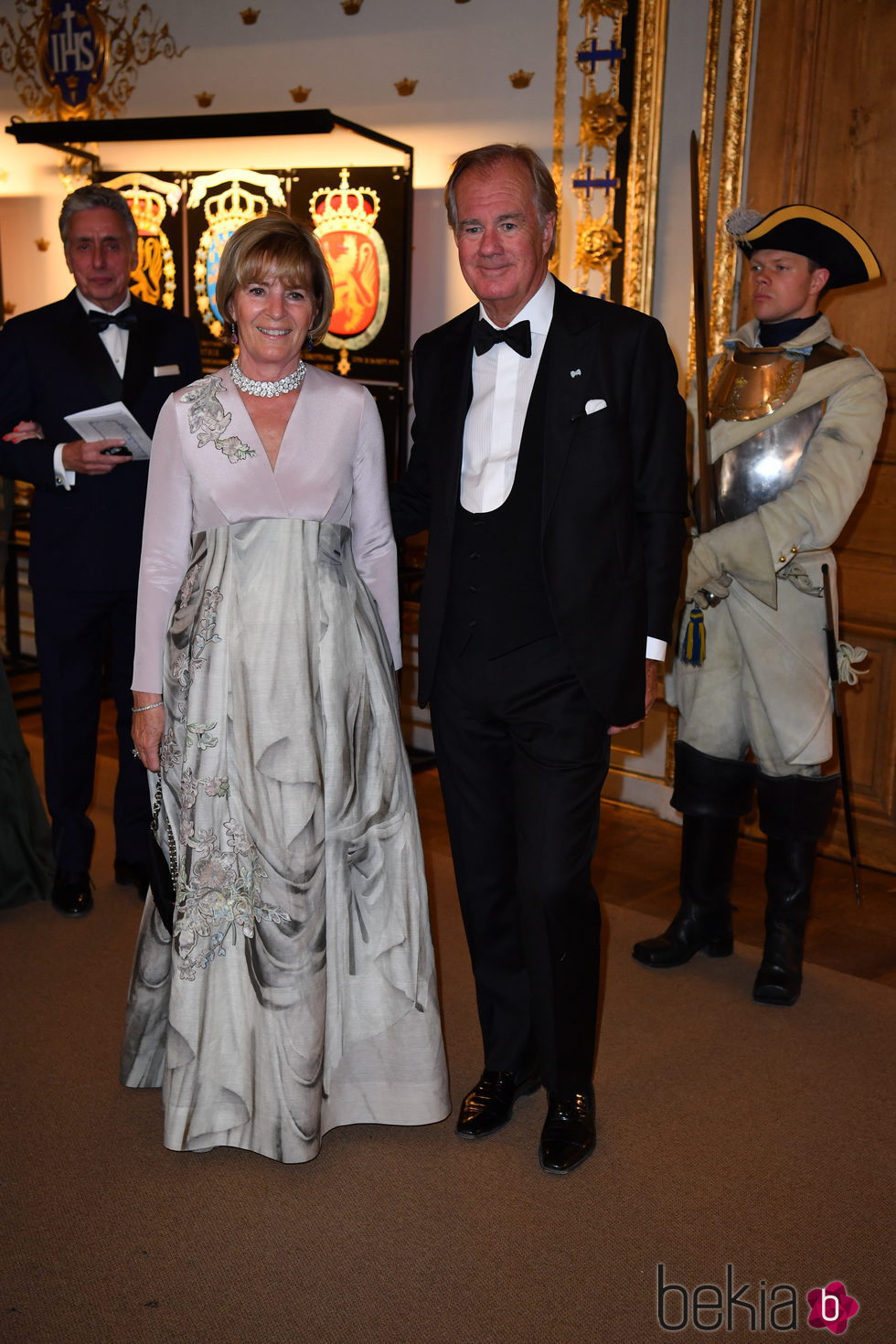 Denise y Stefan Persson en la cena de gala en el 70 cumpleaños del Rey Gustavo de Suecia