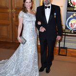 La Princesa Marta Luisa y Ari Behn de Noruega en la cena de gala en el 70 cumpleaños del Rey Gustavo de Suecia