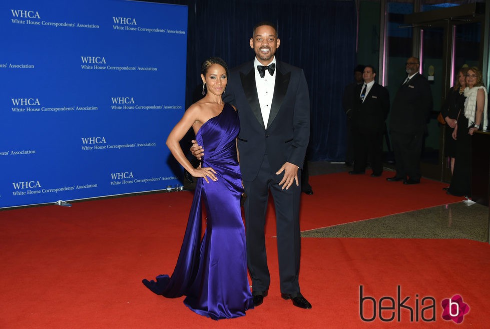 Jada Pinkett Smith y Will Smith  en la Fiesta de Corresponsales 2016 en la Casa Blanca