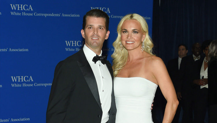 Donald Trump Jr.y Vanessa Trump en la Fiesta de Corresponsales 2016 en la Casa Blanca