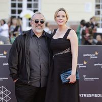 Carolina Bang y Álex de la Iglesia en la clausura del Festival de Málaga 2016