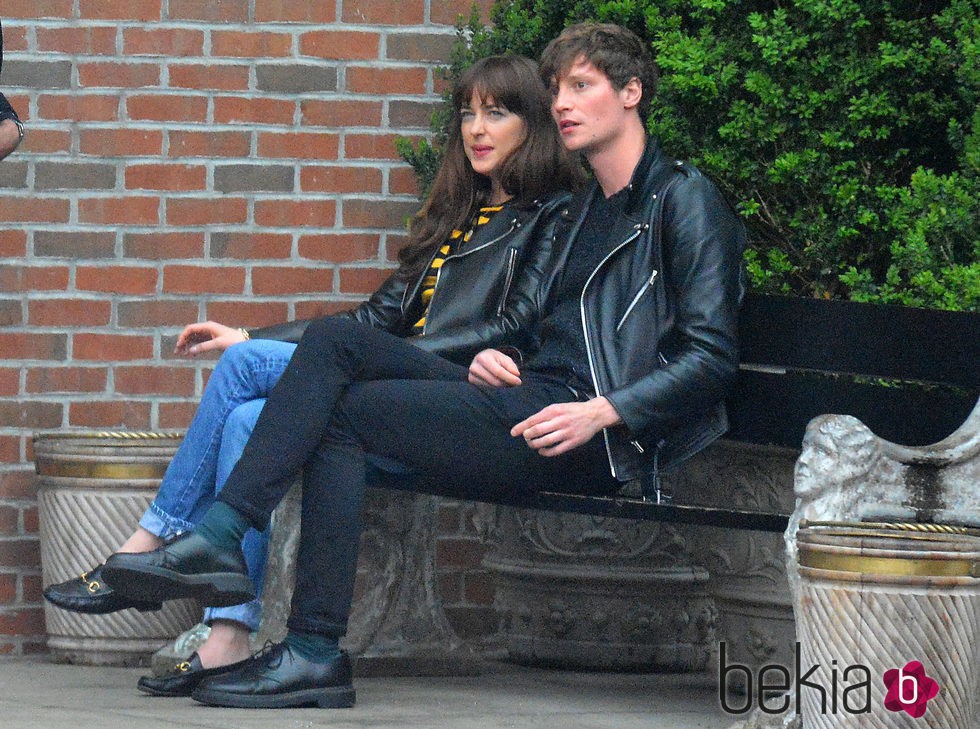 Dakota Johnson y Matthew Hitt en Nueva york