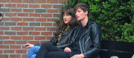 Dakota Johnson y Matthew Hitt en Nueva york