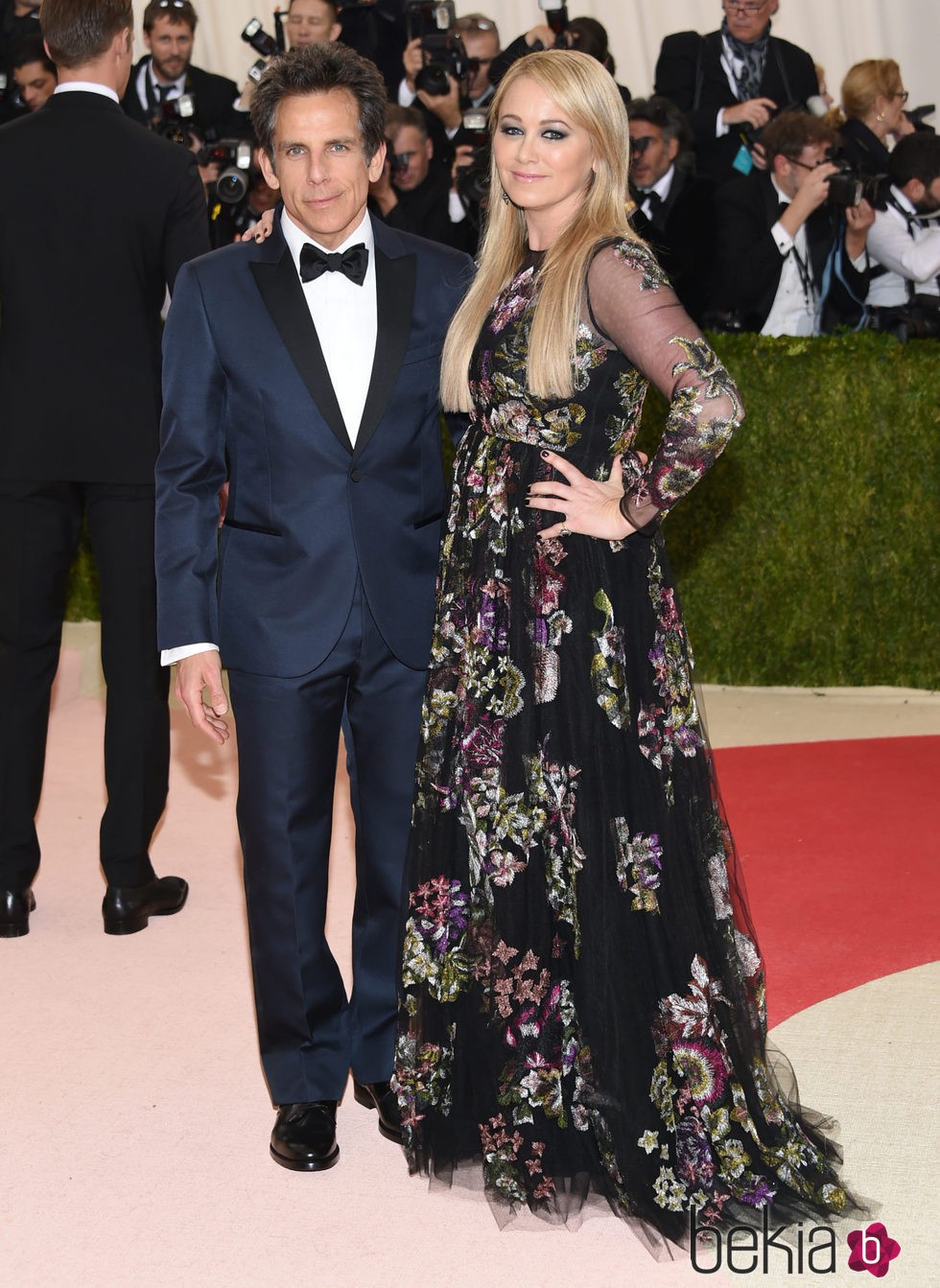 Ben Stiller y Christine Taylor en la Gala Met 2016