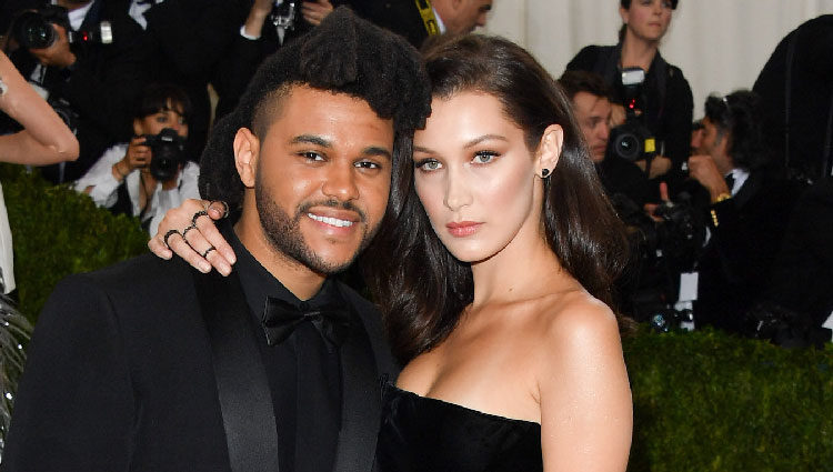 Bella Hadid y The Weeknd en la Gala Met 2016