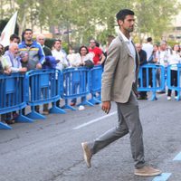 Novak Djokovic en el partido de Champions Real  Madrid-Manchester City