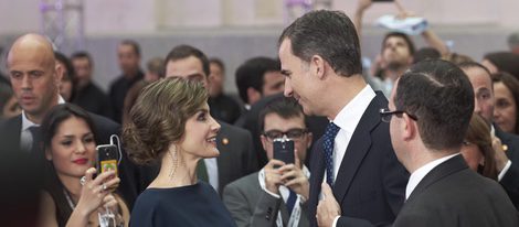 Los Reyes Felipe y Letizia se dedican tiernas miradas en los Premios Ortega y Gasset 2016