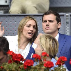 Albert Rivera y Beatriz Tajuelo en el Madrid Open 2016