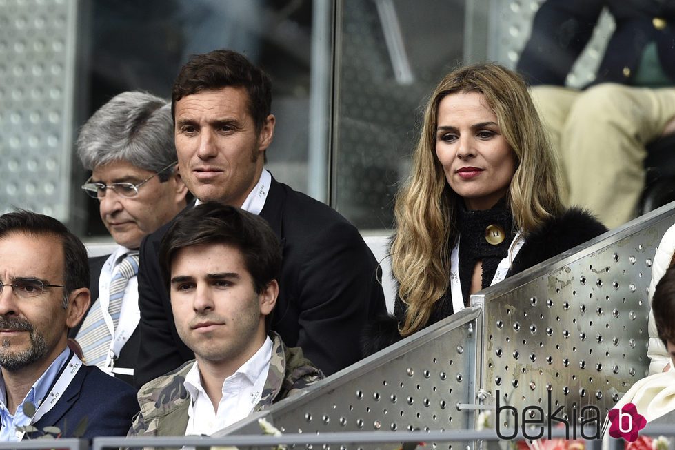 Ivan Helguera y  Lorena Casado en el torneo de tenis Madrid Open 2016