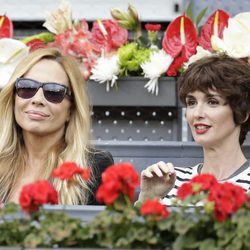 Marta Sánchez y Paz Vega en el torneo de tenis Madrid Open 2016