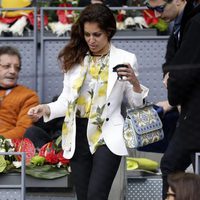 Hiba Abouk en la final del torneo de tenis Madrid Open 2016