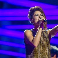 Barei en el segundo ensayo en el Globe Arena de Estocolmo para Eurovisión 2016