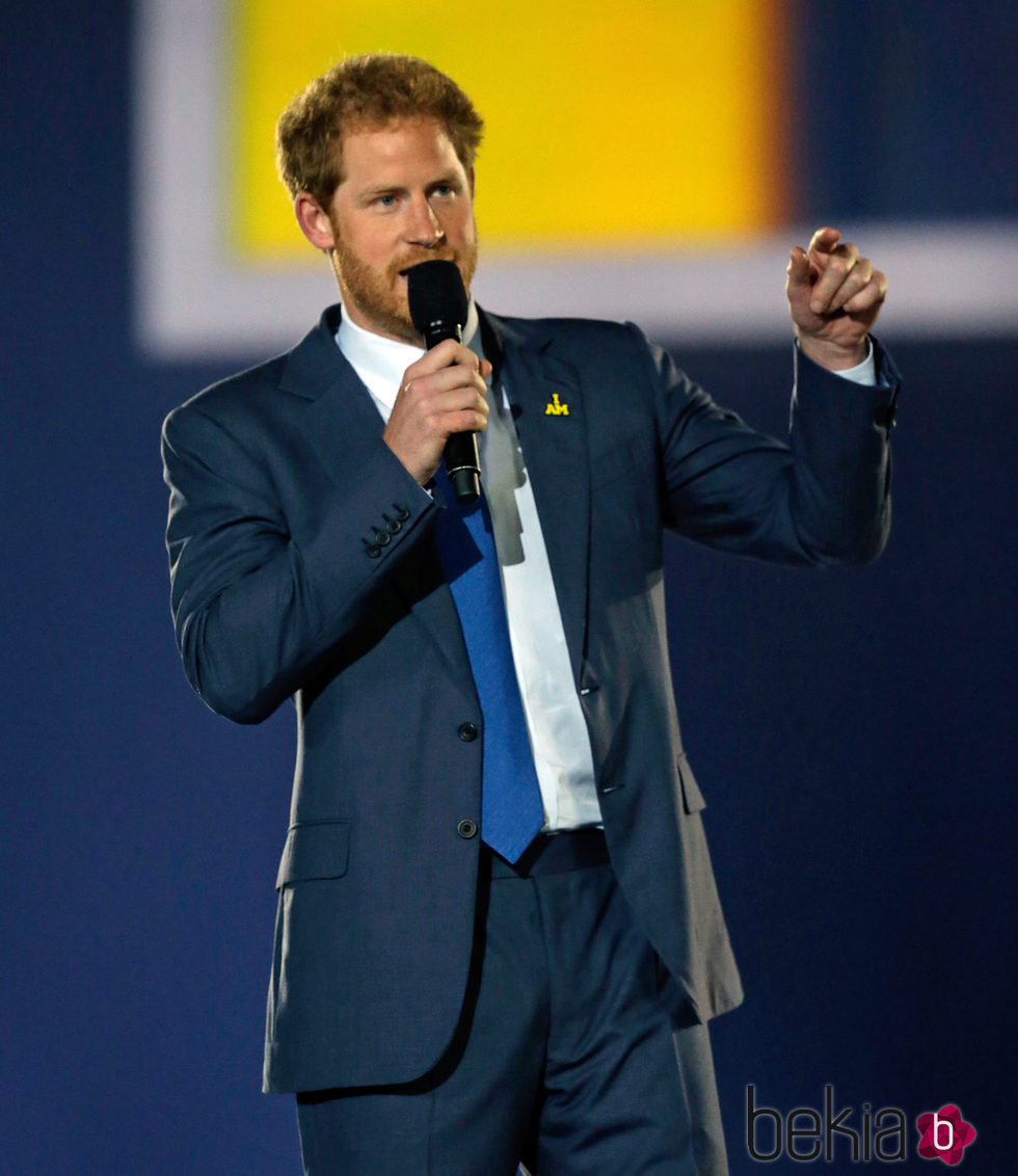 El Príncipe Harry de Inglaterra en la Ceremonia de apertura de los Juegos Invictus 2016