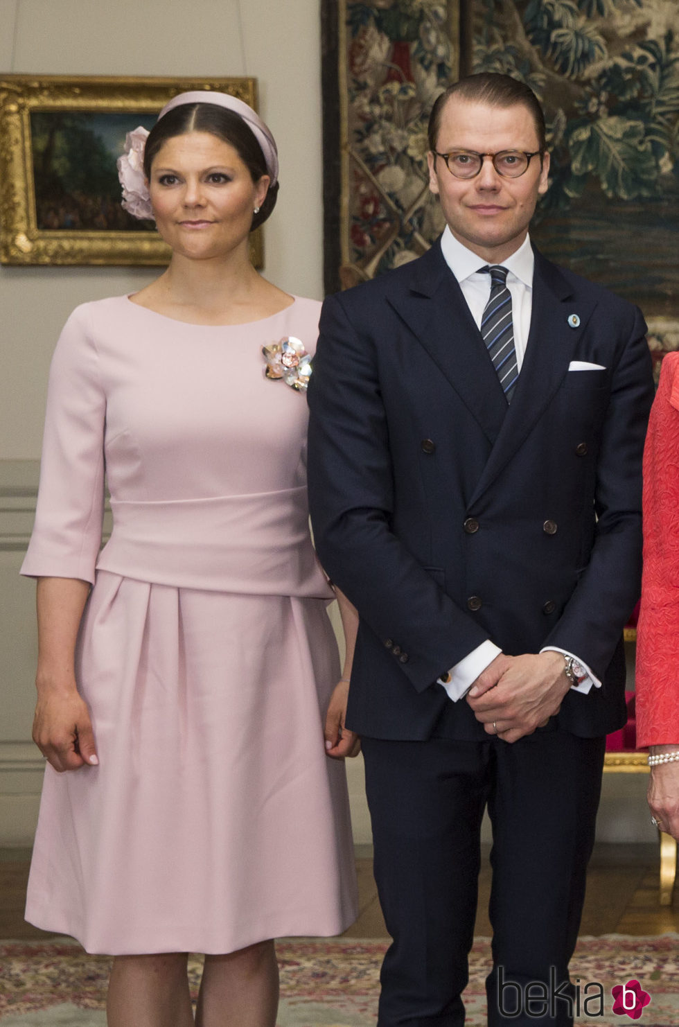 Victoria y Daniel de Suecia durante la Visita de Estado de la presidenta de Chile Michelle Bachelet