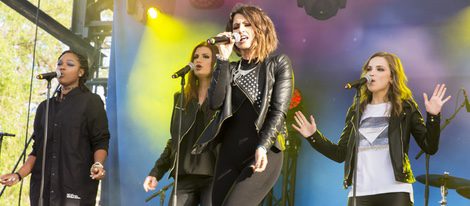 Barei actuando en la Eurovillage de Estocolmo antes de la final de Eurovisión 2016