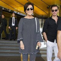 Kris Jenner en su hotel de Cannes durante el Festival de Cannes 2016