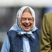 La Reina Isabel ríe divertida en el Royal Windsor Show