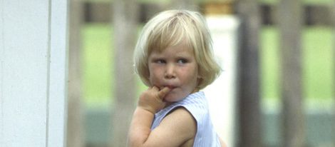 Zara Phillips de niña