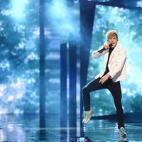 Donny Montell, de Lituania, en la final del Festival de Eurovisión 2016