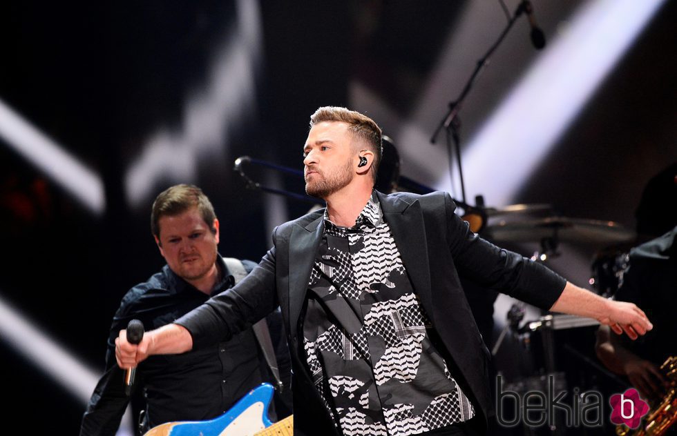 Justin Timberlake entregado al público en el Dress Rehearsal del Festival de Eurovisión 2016