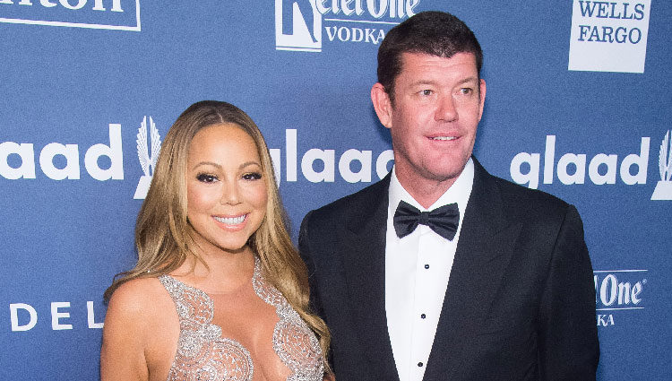 Mariah Carey y James Packer  en GLAAD Media Awards 2016