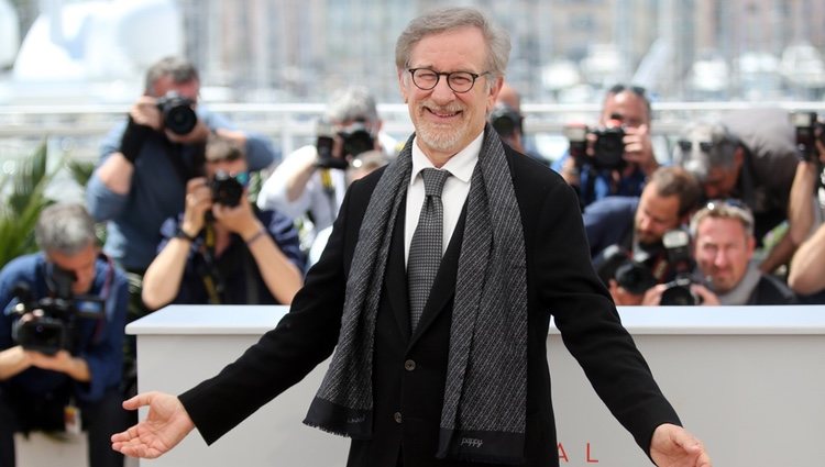 Steven Spielberg en el photocall de la película 'The BFG' en el festival de Cannes 2016