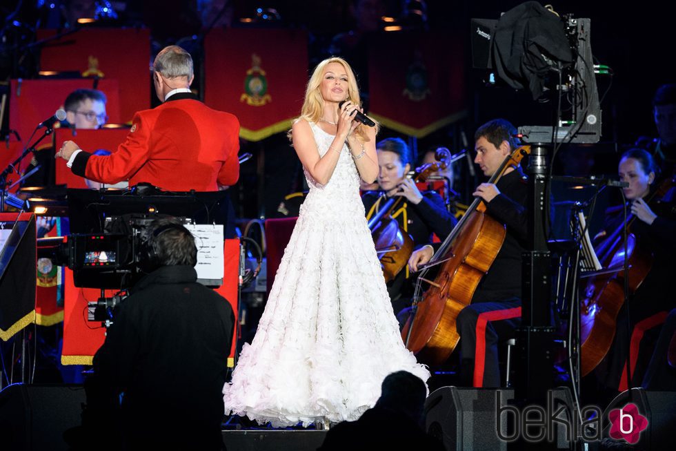 Kylie Minogue actuando en el Royal Windsor Horse Show 2016