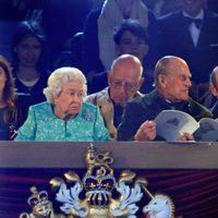 La Reina Isabel II, el Duque de Edimburgo y la Duquesa de Cambridge en el Royal Windsor Horse Show 2016