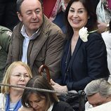 Carmen Martínez Bordiú y Luis Miguel Rodriguez en la corrida de toros de San Isidro 2016