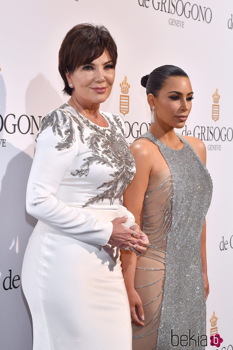 Kim Kardashian y Kris Jenner en la fiesta de Grisogono en el Festival de Cannes 2016